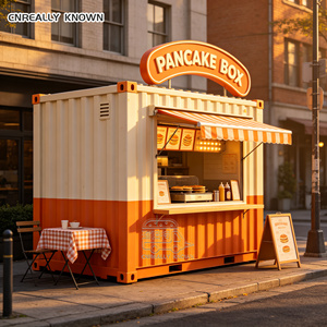 Restaurant mobile préfabriqué avec équipement de cuisine, café moderne, extérieur en conteneur - Product Image 6
