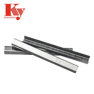 11,2 mm kroon <span class=keywords><strong>1</strong></span>/<span class=keywords><strong>4</strong></span> inch verzinkt roestvrij staal fijne draad nietje meubel bankspeld 10J nietje 1006J - Product Image 5