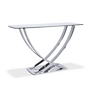 Wholesale Unique Modern Stainless Steel Console <b>Table</b> High Quality Home Furniture Living Room Decor - Product Image 1
