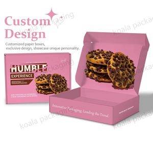 Boîtes d'emballage réutilisables les plus vendues avec logo personnalisé imprimé <span class=keywords><strong>pâte</strong></span> <span class=keywords><strong>feuilletée</strong></span> Mochi gaufre brownie cupcake cookie - Product Image 2