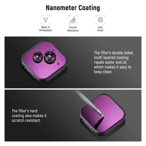 Bộ lọc Neewer ND Tương thích với GoPro Hero 11 Hero 10 Black Hero 9 4 Pack (ND8 ND16 ND32 CPL) nhiều lớp HD mỏng - Product Image 6