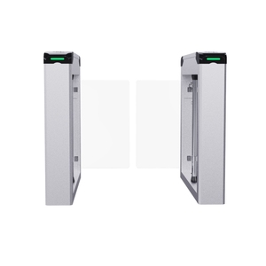 Guangbao ZY-B212 Torniquete de puerta batiente de acero inoxidable IP65 con paso rápido de 0.2s, reconocimiento facial/tarjeta IC, antipinzamiento/antipersonas en cola, TCP/IP RS485 - Product Image 4