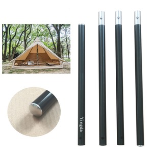 Yingda Aluminum Alloy <b>Tent</b> Pole 28mm 2.05m 4 Sections For Pyramid <b>Canopy</b> <b>Tent</b> Support - Product Image 1