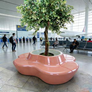 Tabourets légers pour espaces publics commerciaux, entourés d'arbres, pour campus d'entreprise et jardins extérieurs - Product Image 1