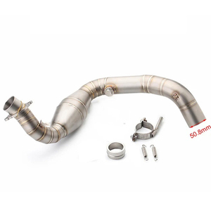 Tubo de Escape para Motocicleta, Tubo de Conexión de Acero Inoxidable para Sistema de Escape Completo para <span class=keywords><strong>BMW</strong></span> G310 <span class=keywords><strong>G310R</strong></span> - Product Image 4
