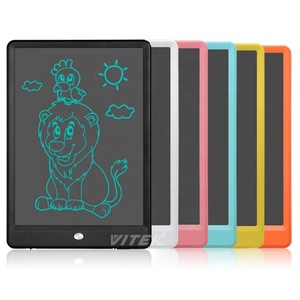Colorido LCD Ultra Thin 10 mano de la placa de la tableta de dibujo magnética Memo pad para niños de negocios - Product Image 6