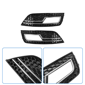 ฝาครอบไฟตัดหมอกกันชนหน้าและกรอบกระจังหน้า ABS สำหรับไฟตัดหมอก อะไหล่รถยนต์สำหรับ Audi A4 B8.5 รุ่น Non-Sline ปี 2013-2016 - Product Image 3