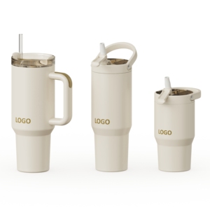 <span class=keywords><strong>Mug</strong></span> de Voyage en Métal Isotherme Double Paroi en Acier Inoxydable Personnalisable avec Poignée, 20 oz, 30 oz, 40 oz - Product Image 2