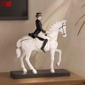 पशु आभूषण मूर्तिकला राल मूर्ति घोड़े की सफलता के अर्थ के साथ पशु आभूषण मूर्तिकला का घोड़ा - Product Image 5