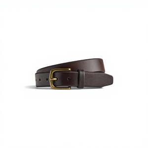 Handmade Custom Genuine Leather Belt Steel Buckle Solid Vintage Style Cow Hide Customizable Waterproof Everyday Wear Adults - Product Image 5
