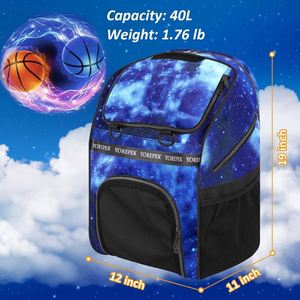 Basketball Backpack Large Sports Bag with Separate <b>Ball</b> Room & Shoes Compartment, Best for Volleyball, Soccer, Swim, Gym, Travel - Product Image 3