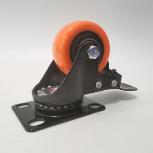 CMCL Roda Caster <span class=keywords><strong>2</strong></span> Polegada Universal Poliuretano Roda Giratória Castor para Gabinete Industrial Roda Caster - Product Image 4