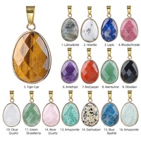 Pendentif en cristal naturel personnalisé gravé, étiquette d'identification pour chien, étiquettes de nom personnalisées anti-perte pour chiens, pendentif, accessoires pour collier de chien