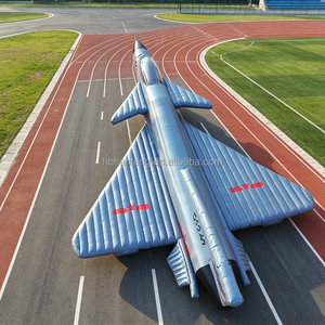 Modelo de Avión Inflable Gigante para Publicidad Exterior, <span class=keywords><strong>Alquiler</strong></span> para Eventos Temáticos de Aeronaves, Réplica de Avión Grande con Logotipo Personalizado - Product Image 4