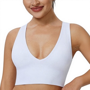 Soutien-gorge de sport sans couture haut de gamme pour femme, avec maintien élevé et coussinets amovibles, idéal pour les tenues de sport et l'exercice quotidien - Product Image 1
