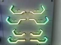 VAHID Nouveau Kit LED DRL 12V Personnalisé pour Innova Gen 2 Feux de Jour 5D Angel Eye Cadre Fin Universel