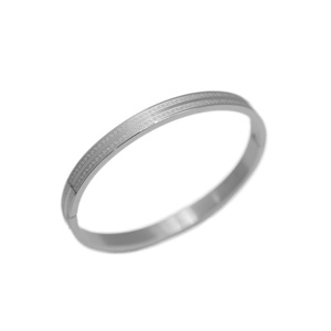 Female Temperament Classic <strong>Bracelets</strong> Simple Trendy <strong>Bangle</strong> Stainless Steel <strong>Bracelet</strong> for Men and Women - Product Image 5