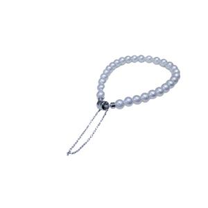 สร้อยข้อมือไข่มุกน้ำจืดออโรร่า บริสุทธิ์ ขนาด 5-6 มม. ทรงกลม แทบไร้ตำหนิ ความยาวตามขนาดมือ มีตัวเลือกแบบติดตั้งด้วยแม่เหล็ก - Product Image 5