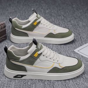 Nuevas Zapatillas Deportivas de PU Estilo Coreano para Hombre, Transpirables, Blancas, Casuales, a la Moda, Diseño Versátil - Product Image 2