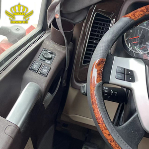 Housse de protection en cuir pour <span class=keywords><strong>volant</strong></span> de voiture de luxe, accessoires de voiture, quatre saisons pour Sitrak/DAF/MAN/HOWO/SCANIA - Product Image 5