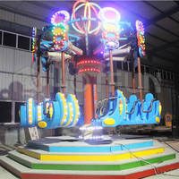 Manèges électriques de parc d'attractions, 16 places, manège Airborne Shot, équipement de divertissement extérieur pour enfants à vendre