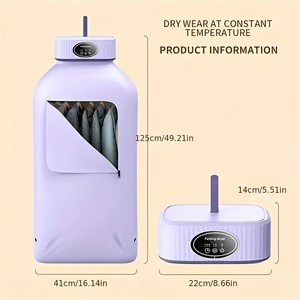Vented Upright Household Travel Foldable Portable <strong>Mini</strong> Cloth <strong>Dryer</strong> Machine SQ-777 600W PTC Heating Electric <strong>Dryer</strong> for Clothes - Product Image 4