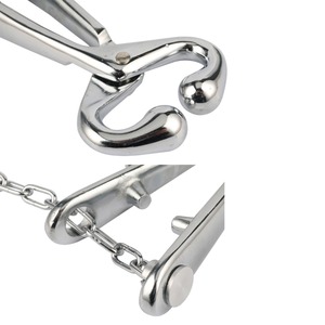 鼻牛ピアス装置ドリルツールステンレス鋼牛牽引プライヤーチェーンブルバウンドスタビライザー牛鼻固定 - Product Image 4