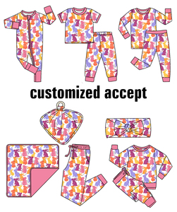 Nieuwste verkopende gepersonaliseerde warme bloemenprint lange mouwen baby jongens meisjes romper kleding kinderen pasgeboren rits ruffle romper set - Product Image 4