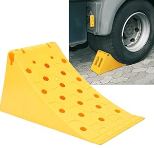 Cales de <span class=keywords><strong>roue</strong></span> robustes jaunes pour remorques, camping-cars, voitures, camions et caravanes - Product Image 2
