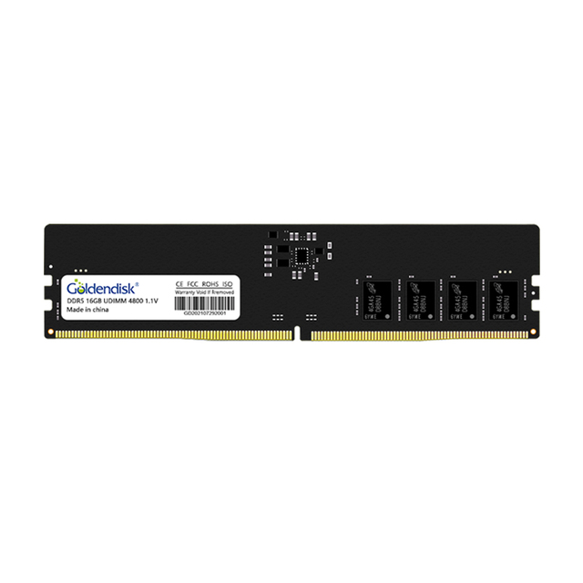 Industrial DDR5 32GB 4800MHz Desktop RAM with On-Die ECC for Industrial Automation Embedded System