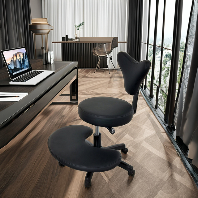 Modern Ergonomic Office Chair with Cross-Legged Lift Feature Internet Famous 'Monkey Stool' Soul for Meditation Yoga Practice
