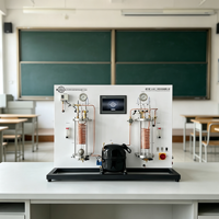 Módulo de Recipiente de Bobina Transparente Doble para Ciclo de Refrigeración, para Pruebas de Rendimiento de Refrigeración por Compresión de Vapor en Universidades