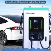Nouvelle station de recharge rapide commerciale OCPP IP54 DC EV 240-480kW 4 pistolets CCS1 CCS2 GBT CHAdeMO à montage au sol