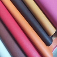 Cuir PVC grainé Napa écologique de 1,0 mm d'épaisseur, conforme aux normes européennes, doux, résistant à l'abrasion ; disponible en plusieurs couleurs