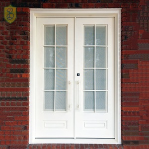 <span class=keywords><strong>Ventanas</strong></span> y <span class=keywords><strong>Puertas</strong></span> Francesas de Hierro Forjado Estilo Europeo con Paneles de Vidrio - Product Image 3