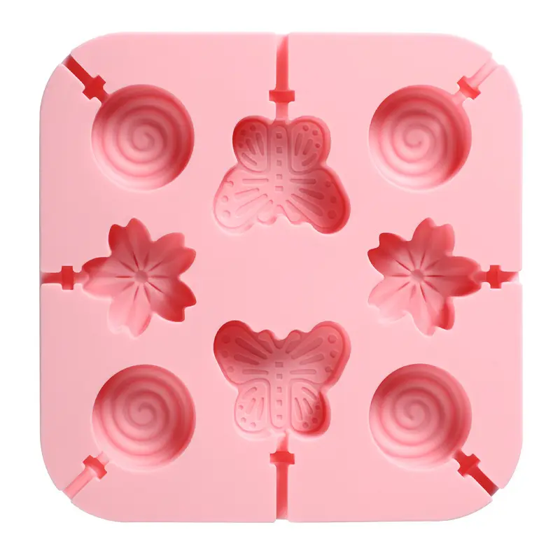 Spot Lollipop Mold Silicone Lollipop Mold Hard Candy bambini fatti in casa biscotti al cioccolato stampo Cartoon Candy