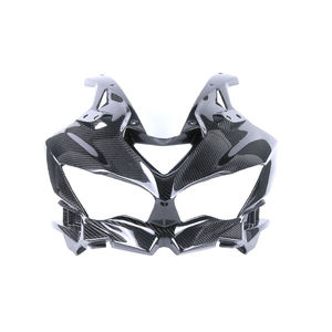 ZHONGHONG 3K Carénage avant en fibre de carbone sèche, cache-phare noir brillant/mat, léger et aérodynamique pour Kawasaki Ninja ZX-25R - Product Image 4