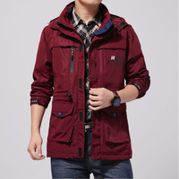 Veste Bomber Personnalisée Homme Printemps, Coupe-Vent d'Extérieur Grandes Tailles pour Hommes
