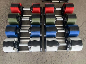 Wholesale New Design 20kg 32kg Barbell Adjustable Dumbbell for Exercise Turning <strong>Weights</strong> <strong>2kg</strong> Increments - Product Image 2