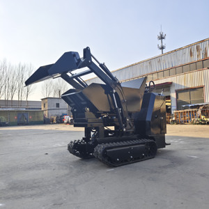Minidumper Cingolato Idraulico Economico Prezzo di Fabbrica, Caricatore Cingolato con Scatola del Cambio, Cingoli in Gomma, Motore a Benzina, Alta Efficienza - Product Image 1