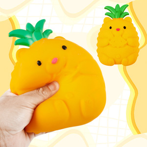 Juguete de peluche con forma de melocotón gigante, muy vendido, juguete suave de TPR para aliviar el estrés, juguete sensorial - Product Image 3
