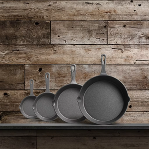 Petit ensemble de casseroles classiques en <span class=keywords><strong>fonte</strong></span> sans revêtement antiadhésif allant au lave-vaisselle Poêle à l'<span class=keywords><strong>ancienne</strong></span> écologique - Product Image 1