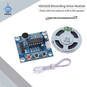 ISD1820 Development Board Recording Playing <strong>Voice</strong> <strong>Module</strong> with 0.5W Speaker Microphone Head for <strong>Voice</strong> <strong>Module</strong> Recording Playing - Product Image 6