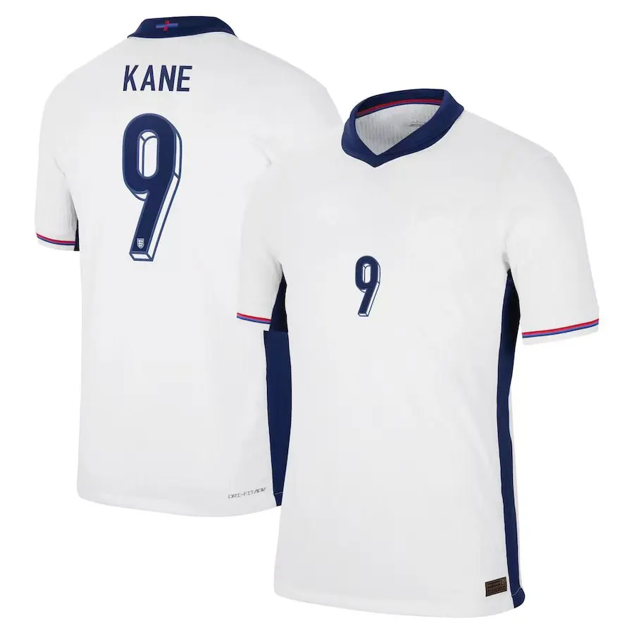 Wholesale Custom 24 25 England Euro Home Away Football Shirt Kit Uniform Man National Soccer Jersey