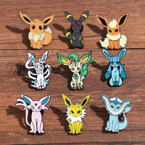 Poke-mon Poke-mon irrahim famiglia spilla Poke-mon <span class=keywords><strong>Ibrahim</strong></span> otto forme evolutive distintivo dei cartoni animati - Product Image 2