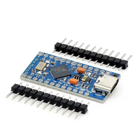 Stock New Pro Micro ATMEGA32U4 5V 16M Módulo Placa de desarrollo de programa de actualización USB con interfaz Mini Micro USB tipo C