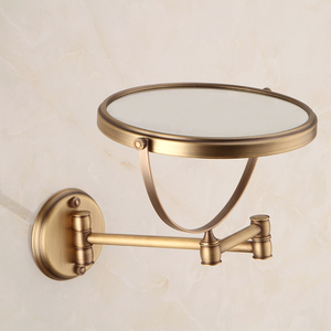 Bathroom <strong>Smart</strong> <strong>Mirror</strong> with Led Lights Wall Mounted Brass Golden Makeup <strong>Mirror</strong> - Product Image 6