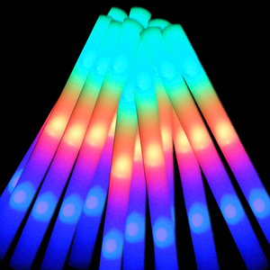 Wholesale Multicolor RGB Concert Parties Party Cheering Glowing Light up Led Foam <strong>Sticks</strong> Party Flashing <strong>Glow</strong> <strong>Sticks</strong> - Product Image 6