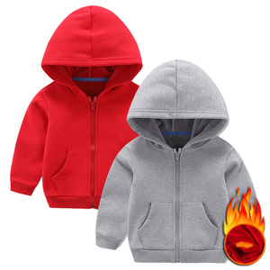 All'ingrosso abbigliamento invernale per bambini abbigliamento per ragazze in pile di cotone cappotti <span class=keywords><strong>con</strong></span> cappuccio <span class=keywords><strong>Zip</strong></span> per bambini felpe <span class=keywords><strong>con</strong></span> cappuccio - Product Image 6