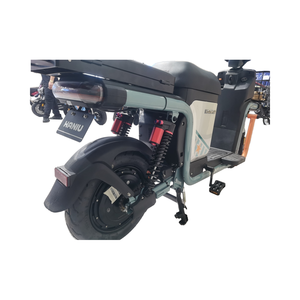 Vélo électrique robuste de livraison de nourriture de 14 \ "avec frein à disque de suspension hydraulique de moteur de moyeu arrière de 1000W batterie au lithium de 60V - Product Image 4